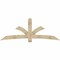 Ekena Millwork Davenport Rough Sawn Timber Gable Bracket, Douglas Fir, 96"W x 36"H x 2"D x 6"F, 9/12 Pitch GBW096X36X0206DAV00RDF - alternate 1